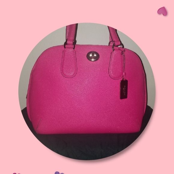 Coach Handbags - Coach Bright Pink Dome Handbag